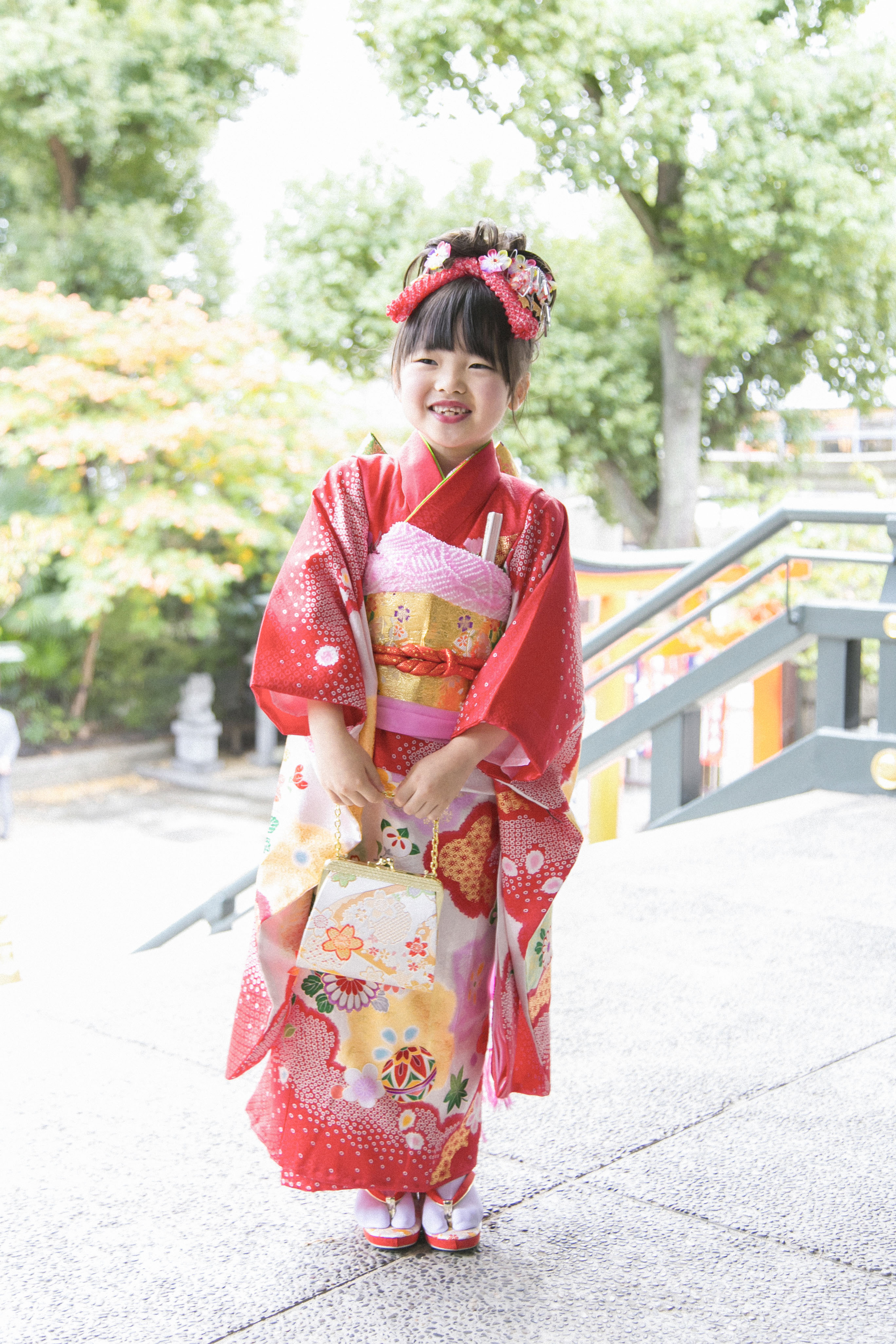 難波神社 七五三